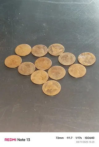 Moneda 10 céntimos España 1870