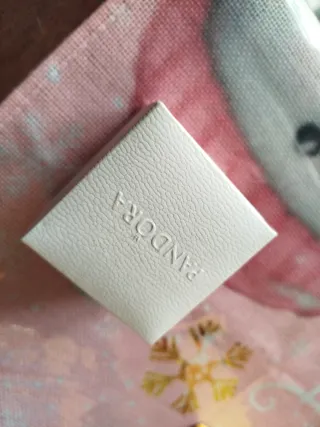 2 Anelli Pandora Cuore Rosa Argento