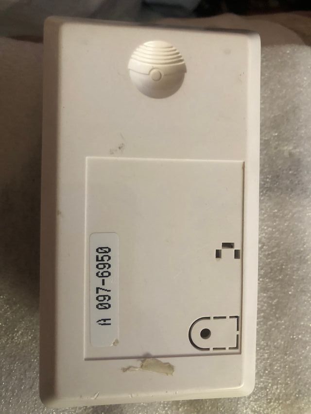 Detector de movimiento blanco