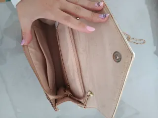 Bolso de mano mimbre multicolor