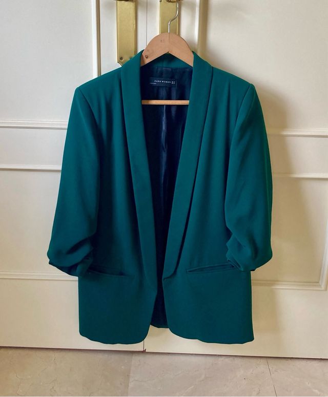 Americana Zara Verde Talla M