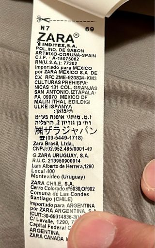 Cazadora fina talla M, marca Zara