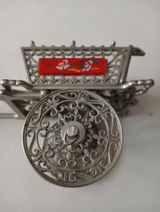 Carretto souvenir soprammobile decorato