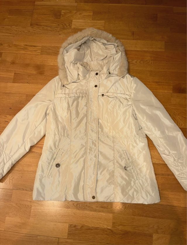 Cazadora invierno beige talla 48