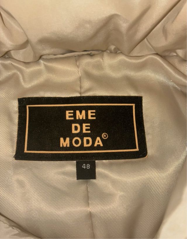 Cazadora invierno beige talla 48