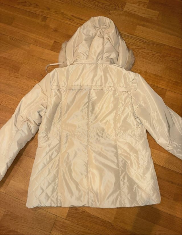 Cazadora invierno beige talla 48