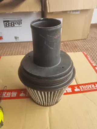 Filtro de ar AEM Dry Flow Sintético com tubo 75mm