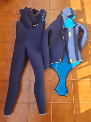 Traje de buceo Martes T4 azul