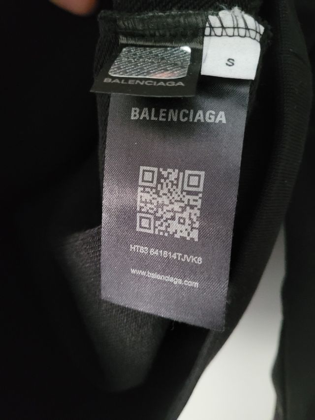 Sudadera Balenciaga Negra con Capucha T-S