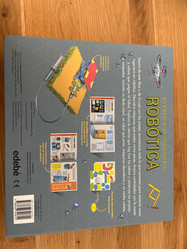 Libro de Robótica Edebé con Piezas