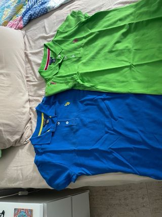 Lote de 2 camisetas Polo mujer talla M