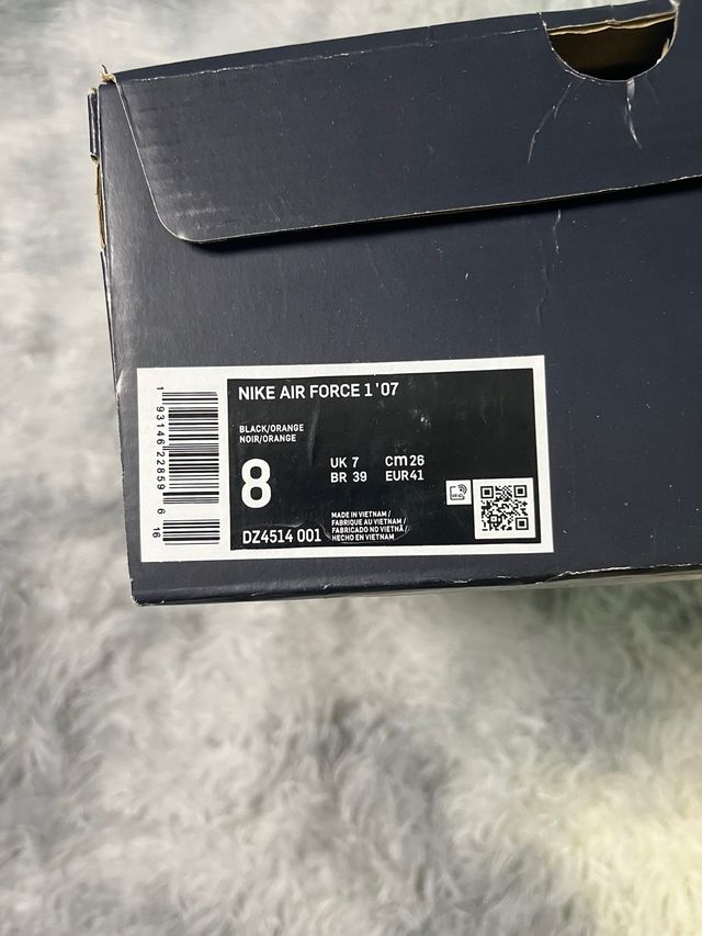 Nike Air Force 1 '07 LV8 Negro/Rojo