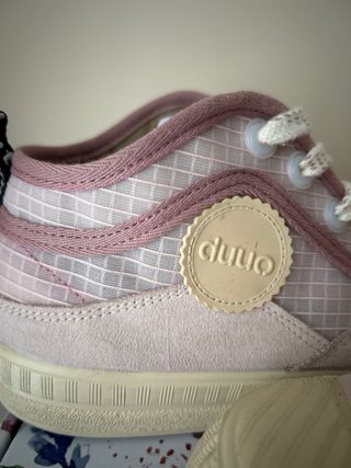 Zapatillas Duuo rosas y beige nuevas
