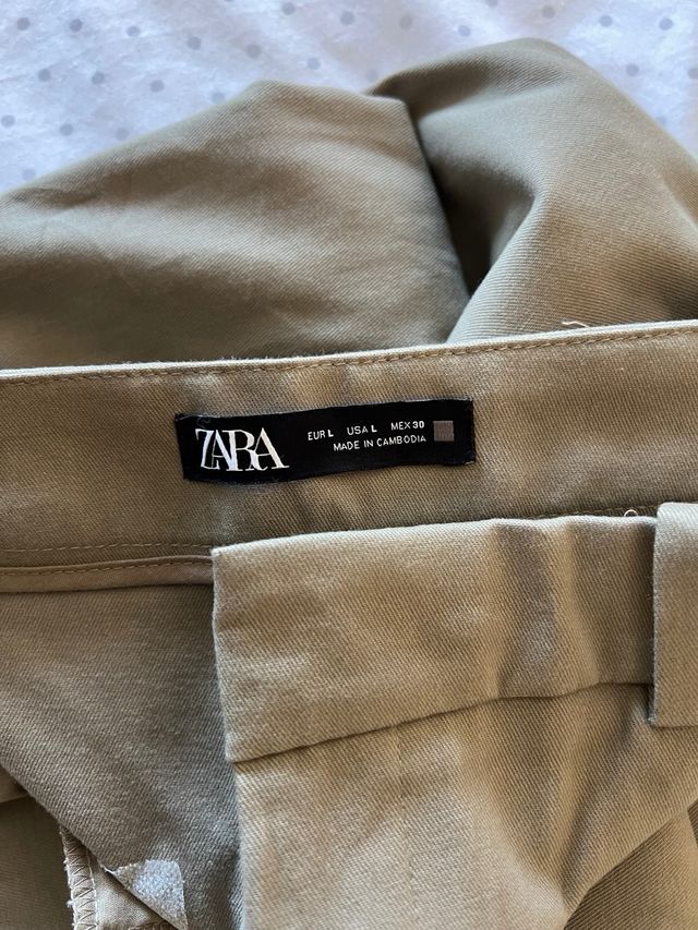 Pantalón chino mujer Zara
