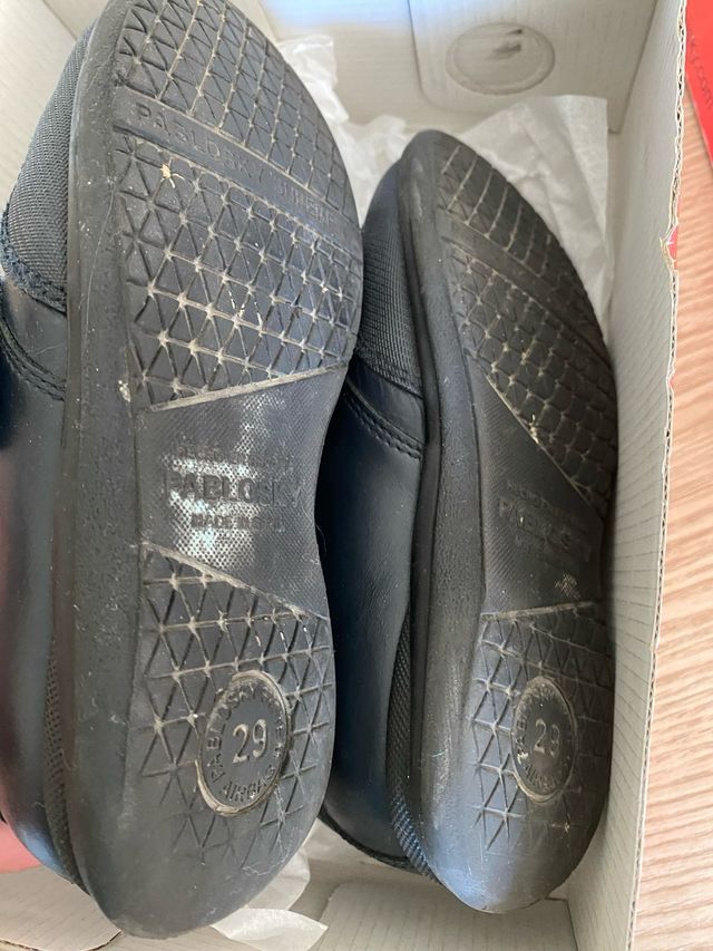 Zapatos Pablosky colegiales talla 29 azul marino