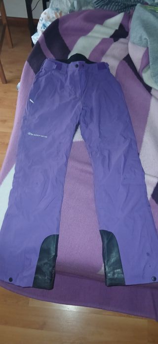 Pantalón de esquí morado
