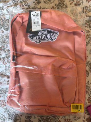 Mochila Vans Old Skool Clásica Rosa/Naranja