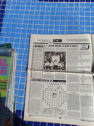 Periódico AS Fútbol Eurocopa 1984