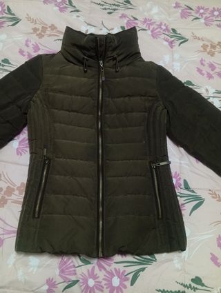 Chaqueta de plumas marrón T40