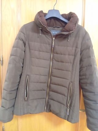 Chaqueta de plumas marrón T40