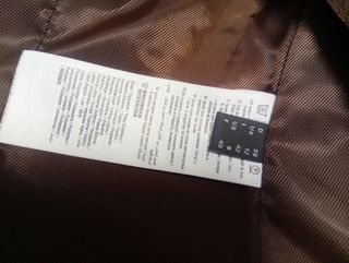 Chaqueta de plumas marrón T40