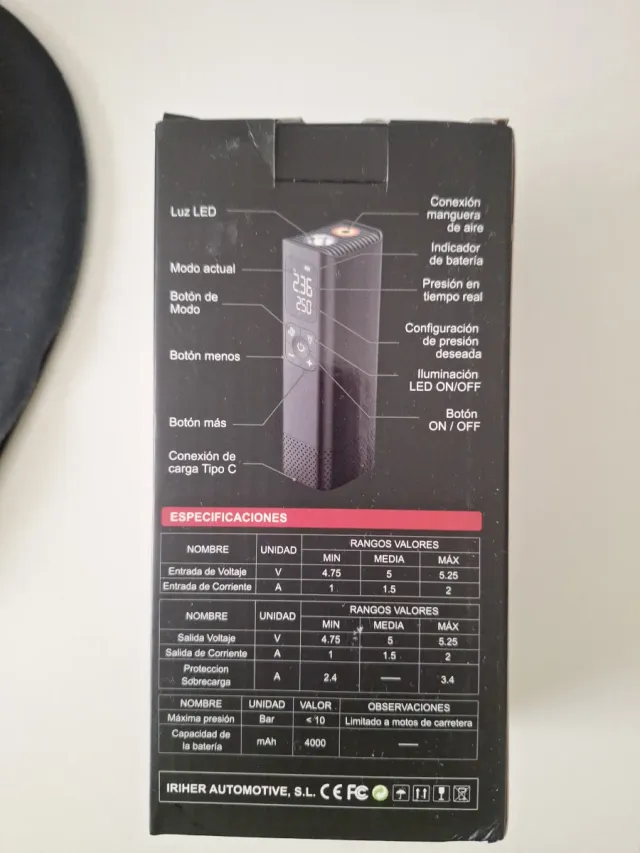 Mini compresor portátil Audiolink