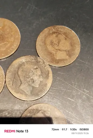 Moneda Alfonso XII 10 Céntimos 1879