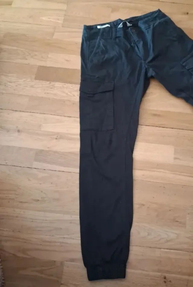 Pantalon Cargo Jack & Jones Talla 29 32 Negro homb