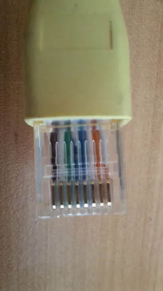 Cable de Red Ethernet RJ45 Amarillo