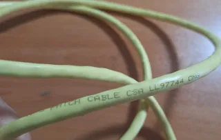 Cable de Red Ethernet RJ45 Amarillo