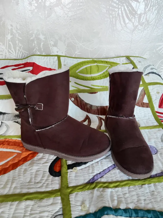 Botas Island Boot Talla 38 Borreguito Marrón