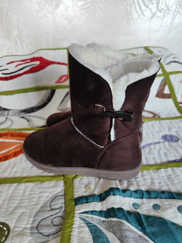 Botas Island Boot Talla 38 Borreguito Marrón