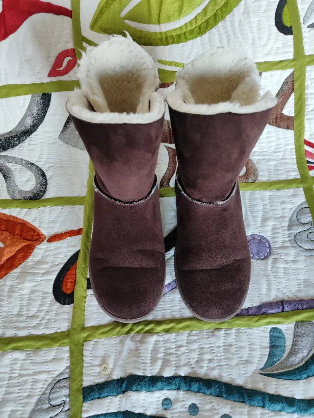 Botas Island Boot Talla 38 Borreguito Marrón