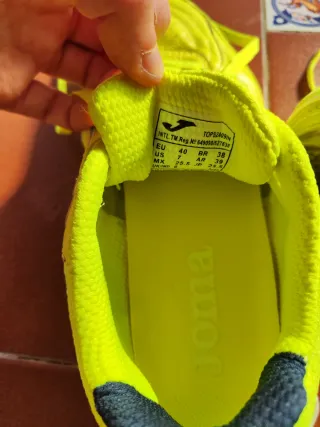 Zapatillas fútbol sala Joma amarillas