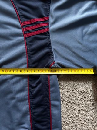 Vintage tuta sportiva grigia e rossa