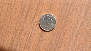 Moneda 1 Baht Tailandés