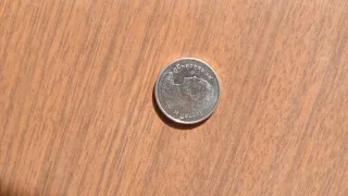 Moneda 1 Baht Tailandés