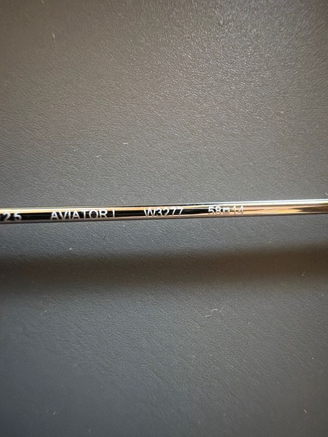 Gafas de Sol Ray-Ban Aviator L plateado