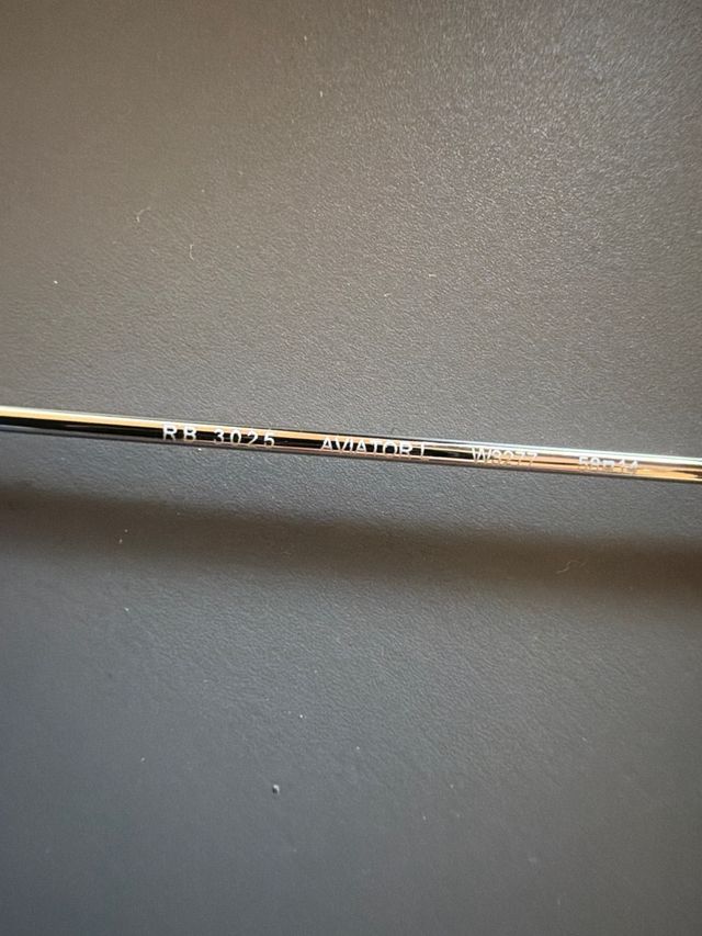 Gafas de Sol Ray-Ban Aviator L plateado