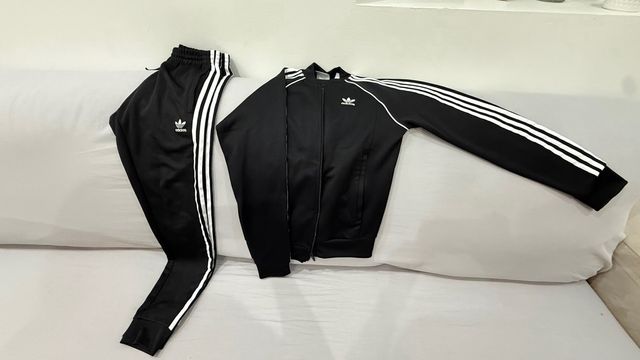 Chándal Adidas Negro y Blanco