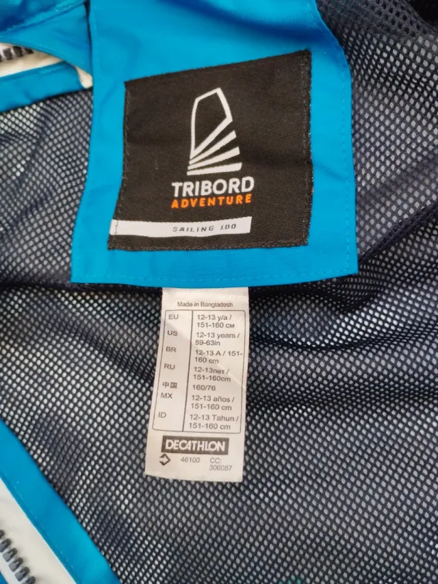 Chubasquero Tribord niño azul