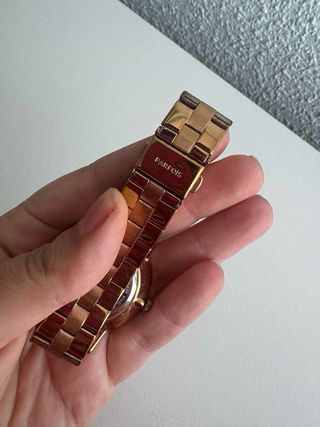 Reloj Parfois dorado y blanco mujer