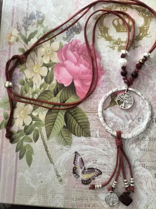 Collar largo árbol de la vida