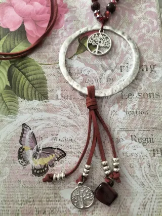 Collar largo árbol de la vida