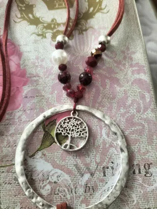 Collar largo árbol de la vida