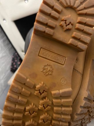 Stivali Lumberjack al polpaccio beige/nero