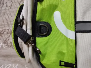 Mochila OLUFSEN verde y gris