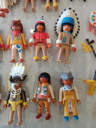 Gran Lote Playmobil Indios y Western
