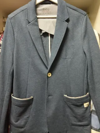 Americana punto edc azul Talla S