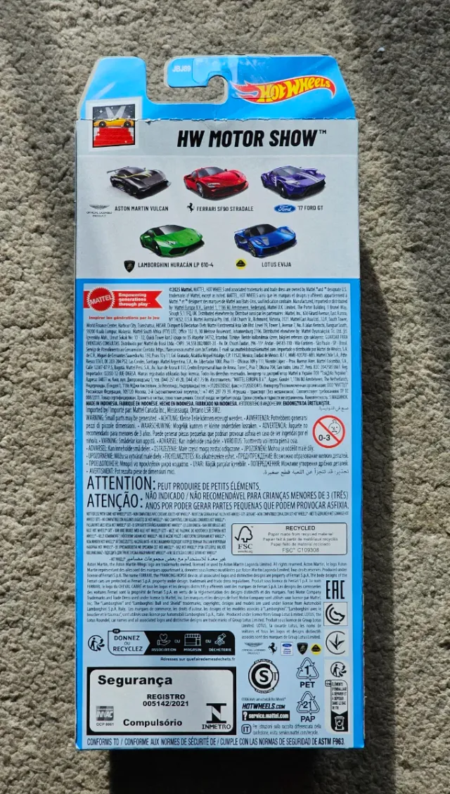 Hot Wheels Set Motor Show 5 Macchinine